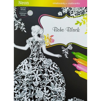 Boho Black Neon