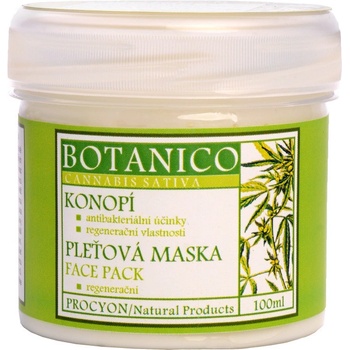 Botanico konopná pleťová maska 100 ml