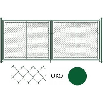 Brána zahradní dvoukřídlá OKO 5000 x 1600 mm, balení 1 ks