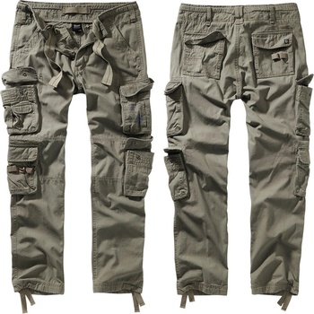 Brandit Pure Slim Fit Trousers kapsáče olivová