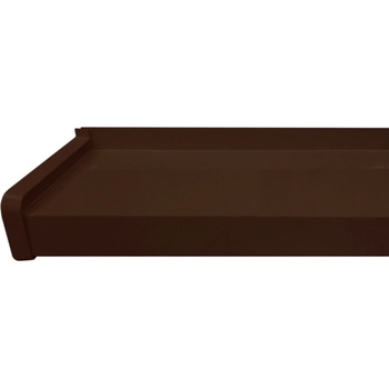 Bravo Parapet venkovní hliníkový hnědý, 225x600mm