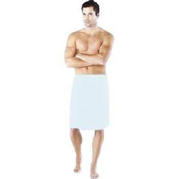 Brini 54 saunový kilt pánský 140 x 65cm bílý