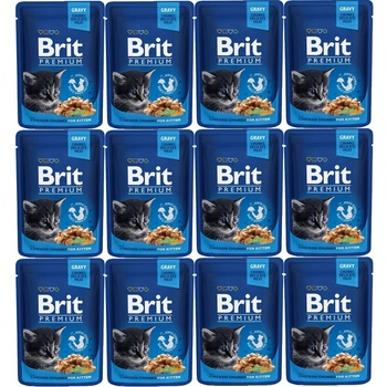 Brit Premium Cat Kitten Chicken Chunks 100 g