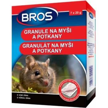 Bros Granule na myši a potkany 7 x 20 g 1630