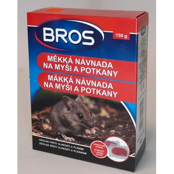 Bros Měkká návnada na myši, krysy a potkany 150 g 1639