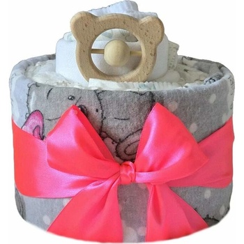 Brumlík plenkový mini dort IST A GIRL šedá