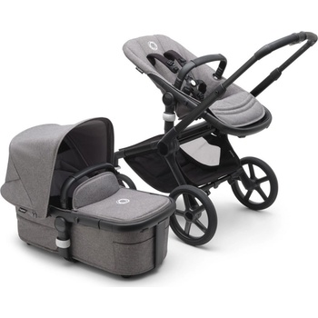 Bugaboo Fox 5 komplet Black/Grey Melange pěnová kola 2023