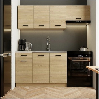 BWS Kuchyňská linka PATRICIA 180 cm dub