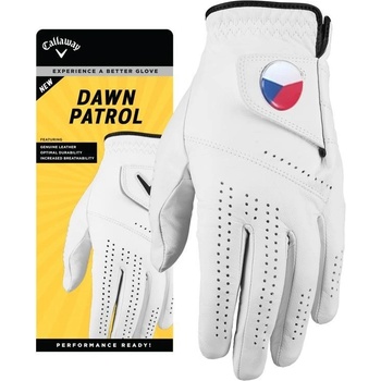 Callaway Dawn Patrol Mens Golf Glove Bílá Levá ML