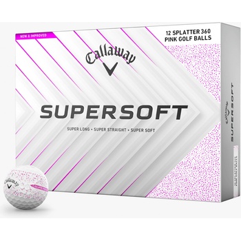 CALLAWAY Supersoft Pink Splatter 360 12 ks