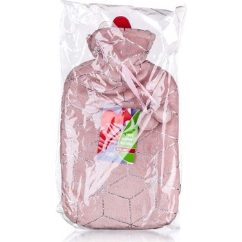 CALME Láhev zahřívací termofor CUBE 2 l, růžová