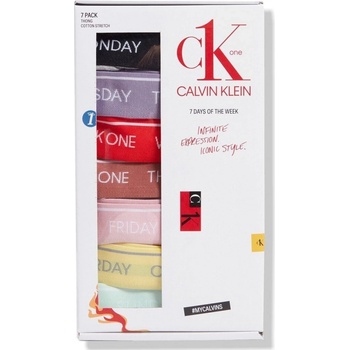 Calvin Klein 7 PACK dámské kalhotky Bikini CK One QF5938E649