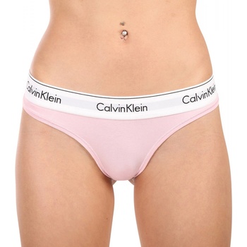 Calvin Klein Dámská tanga F3786 Sv. růžová