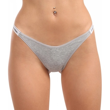 Calvin Klein Dámská tanga (QD5157E P7A) šedá