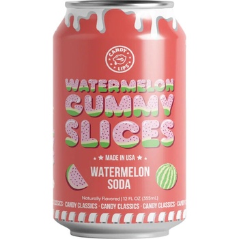 Candy Lips Watermelon Gummy Slices 355 ml