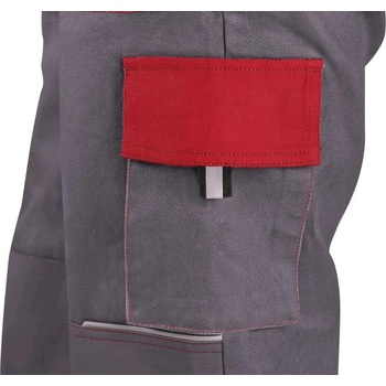 Canis CXS LUXY ROBIN kalhoty s laclem Šedá/červená