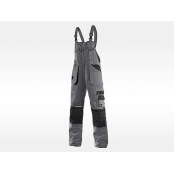 Canis CXS monterkové kalhoty s laclem zimní Orion Kryštof pánské šedo-černé