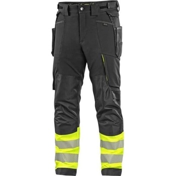 Canis CXS Naos HV kalhoty pánské Hi-Vis reflexní pruhy černo-žlutá