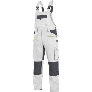 Canis CXS pánské monterkové zahradníky Stretch bílo-černé