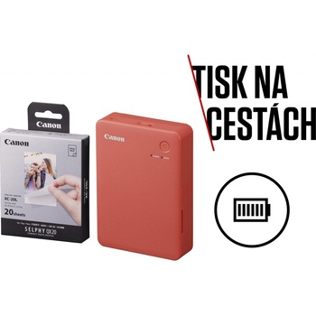 Canon Selphy Square QX20 červená KIT