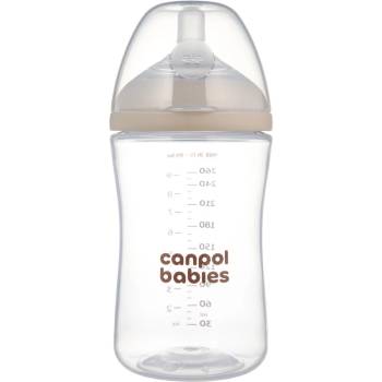 Canpol babies Lahev antikoliková natural shape 260 ml