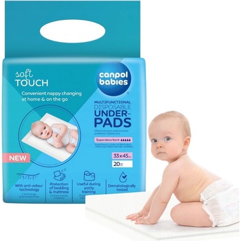 Canpol babies Multifunkční hygienické podložky 33x45cm 20ks