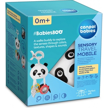 Canpol Babies Smyslový Cestovní kolotoč BabiesBoo 68/091 bílá