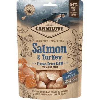 Carnilove Freeze Dried Raw Snacks Salmon & Turkey 60 g