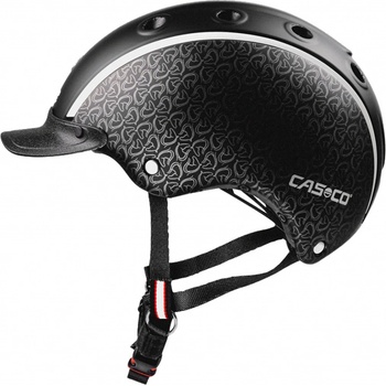 CASCO Jezdecká přilba Nori Horse Shoe dětská černo šedá