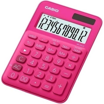 Casio MS 20 UC, 12 míst, červená