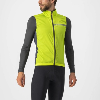 Castelli Squadra Stretch electric lime/grey pánská