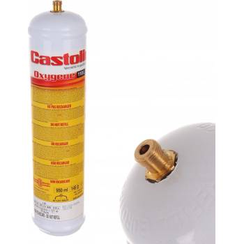 Castolin Oxygen 600826 O2 kyslíková láhev 1 litr 110 bar M12x1 pro miniautogeny