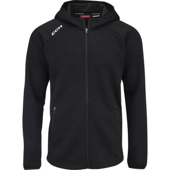 CCM Locker Room Fleece Full Zip Hoodie black