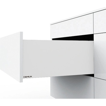 Cemux H Box SLIM zásuvka bílá H199 400 mm