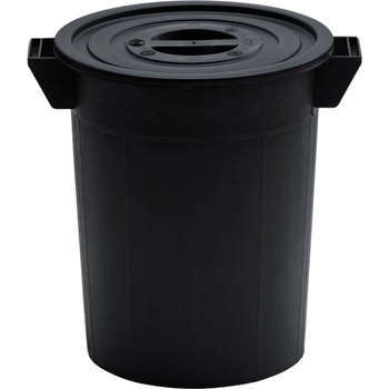 Ceramicus Nádoba na odpad 50 l, 41 x 49 cm, černá