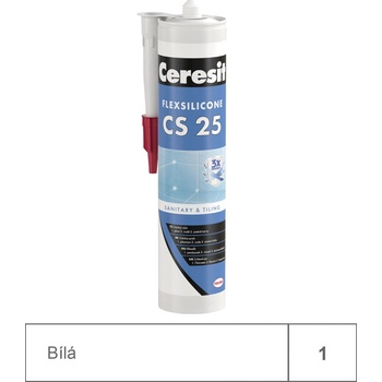 CERESIT CS 25 sanitární silikon 280g bílý