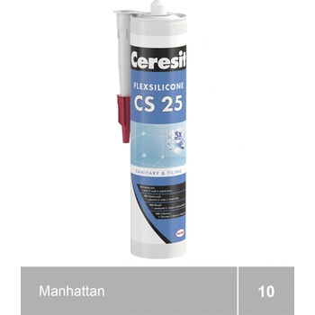 CERESIT CS 25 sanitární silikon 280g manhattan