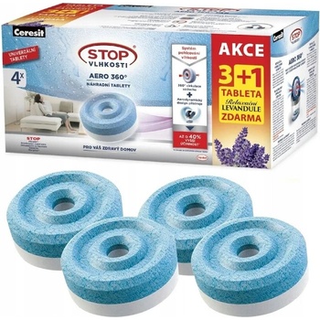 Ceresit Stop vlhkosti Aero 360 náhradní tablety 4 x 450 g