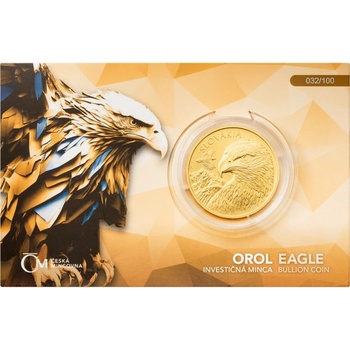 Česká mincovna Zlatá 1oz mince Orel 2025 stand číslovaný 31,1 g