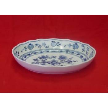 Český porcelán Dubí Cibulák mísa salátová oválná 10584 27,8 cm