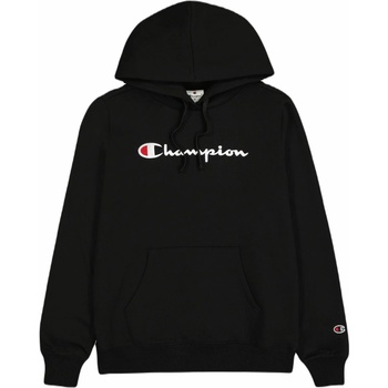 Champion HOODED SWEATSHIRT Černá Bílá Červená