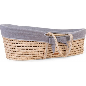 Childhome Košík pro miminko Natural + matrace + potah Jersey Grey