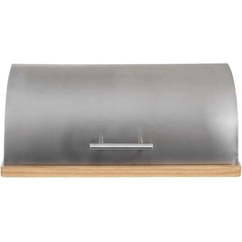 Chlebovka nerez/dřevo 39x28x15 cm - Orion