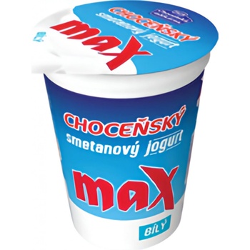 Choceňská Mlékárna Choceňský smetanový jogurt Max bílý 330 g