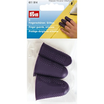 Chrániče prstů, silikonové náprstky PRYM 16119140, 3ks