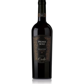 Cielo Primitivo Primasole I.G.T. polosuché italské červené 13,5% 0,75 l (holá láhev)