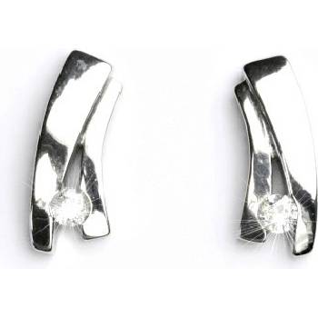 Čištín čirý zirkon bílé zlato VE 46