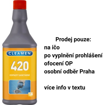 Cleamen 420 odpady kyselé 1 l
