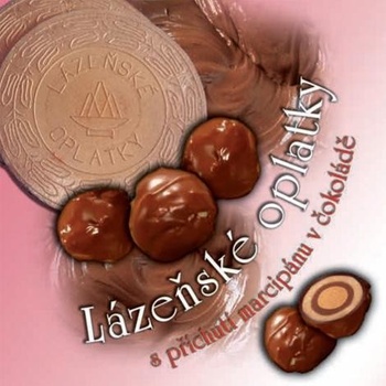 Clip Lázeňské oplatky marcipán v čokoládě 175 g