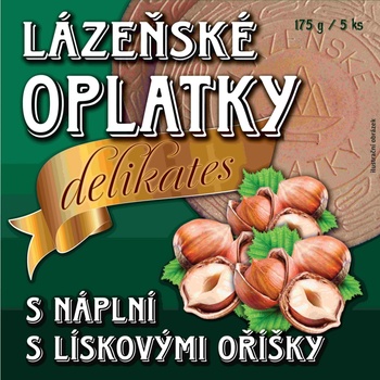 Clip Lázeňské oplatky s lískovými oříšky 175 g